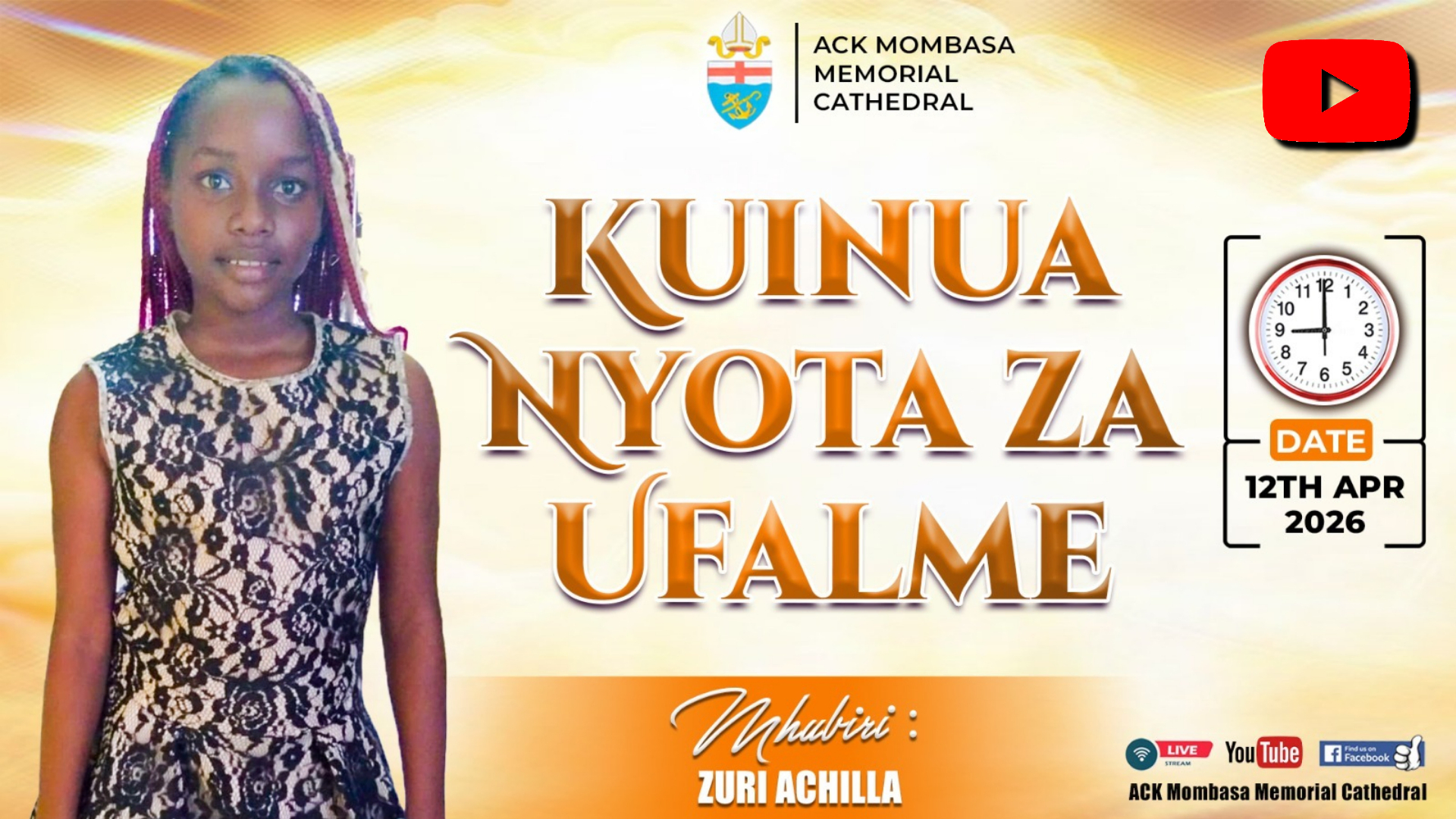 SERVICE SERMON: KUINUA NYOTA ZA UFALME